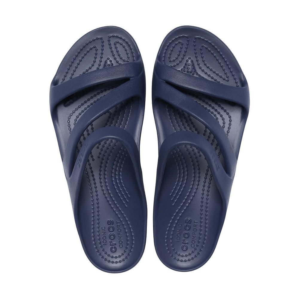 Navy Women's Crocs Kadee II Sandals | NZ 0509GSOL
